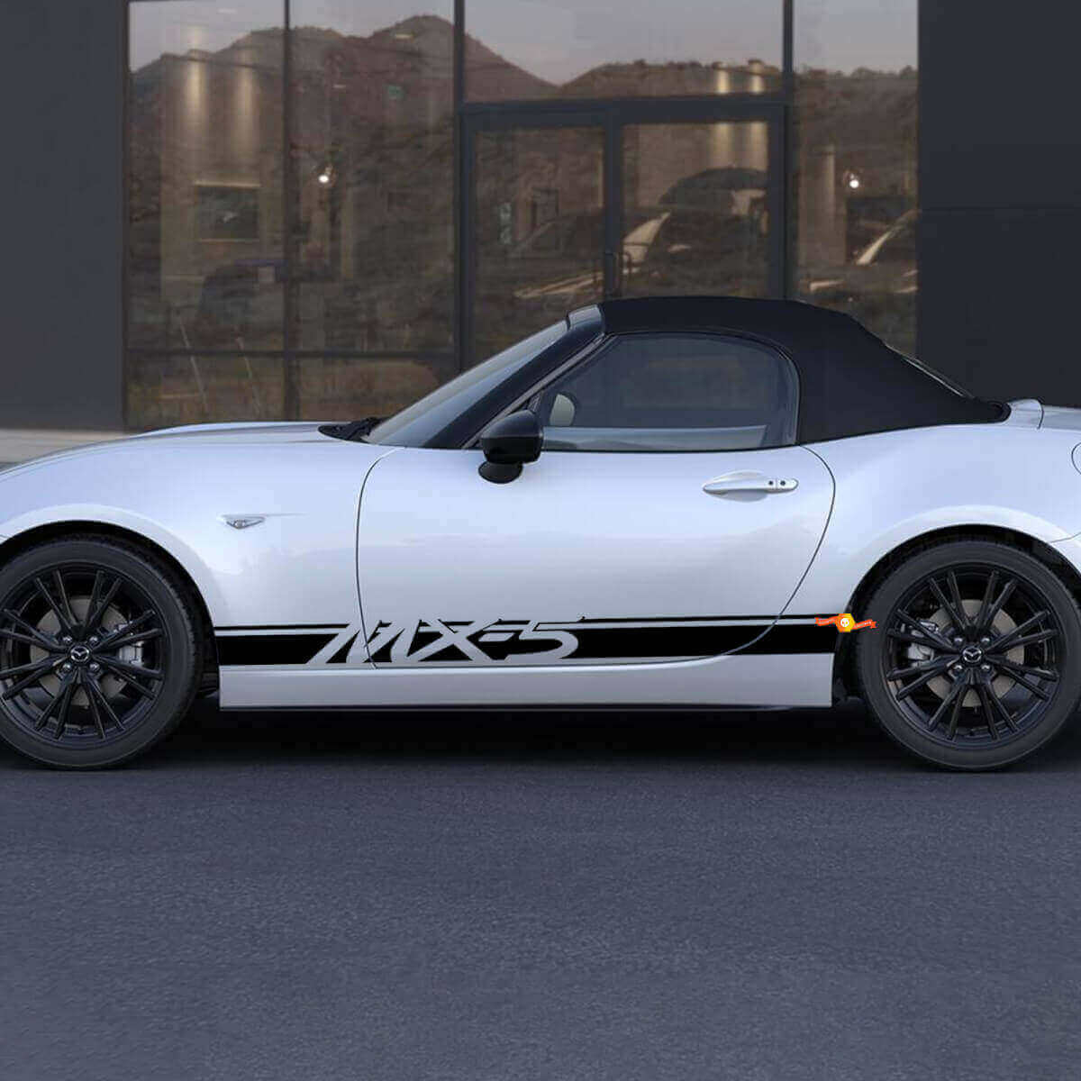MX-5 Seitenstreifen Vinyl-Aufkleber für Mazda MX-5 Miata