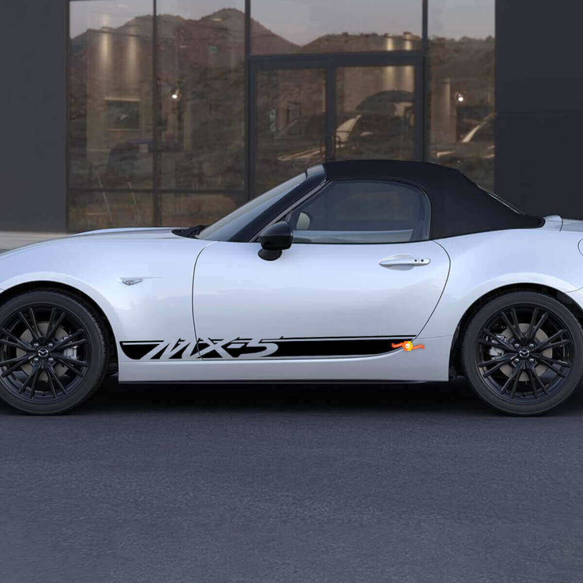 MX-5 Streifen Türseiten Vinyl Aufkleber 3 Für Mazda MX-5 Miata