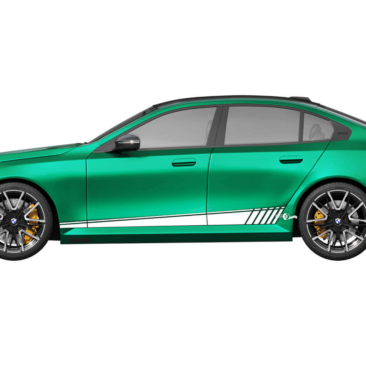 Seitenblitzstreifen-Decal-Kit für BMW 5er G60 M5 G90 - SupDec Graphix Vinyl-Aufkleber
