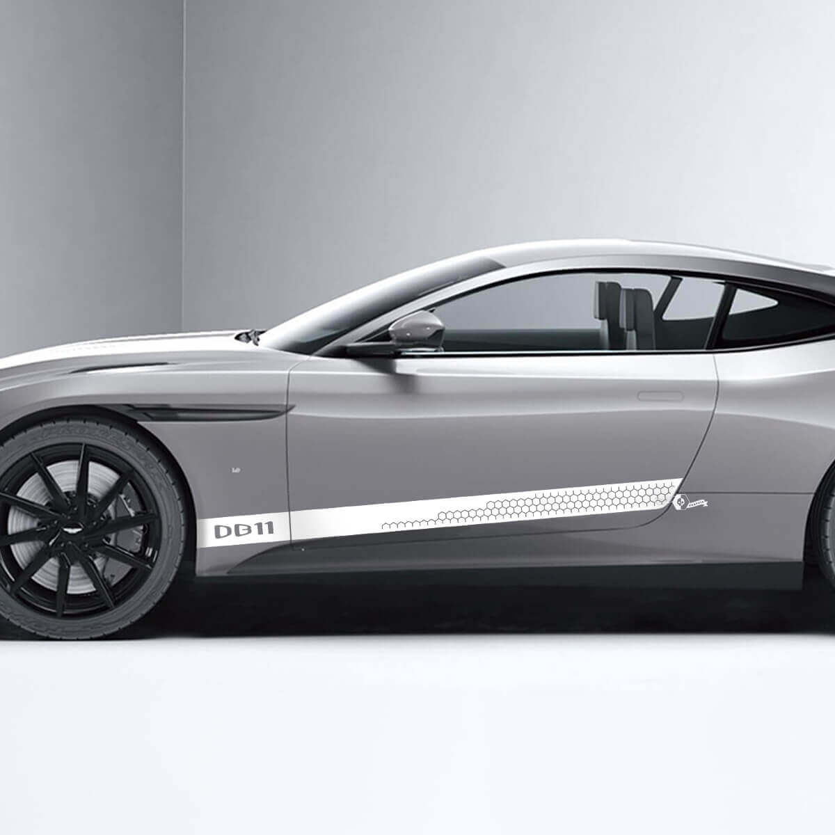 Seiten Aston Martin DB11 Waben-Seitentür Vinyl Aufkleber Sticker
