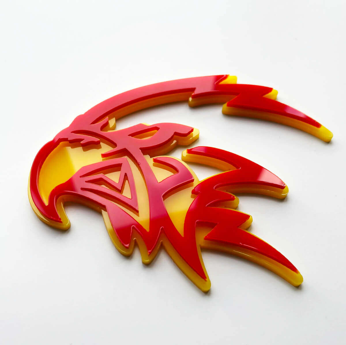Benutzerdefiniertes 3D Trackhawk Hellhawk Abzeichen - Kotflügel Emblem für Jeep Trackhawk 3
