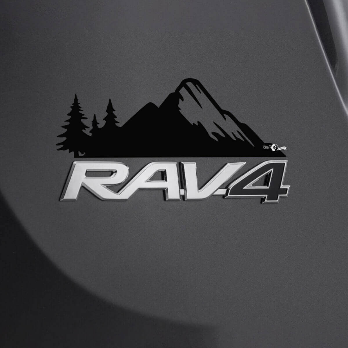Berge Wald Über Heckaufkleber Für Toyota Rav4 Emblem