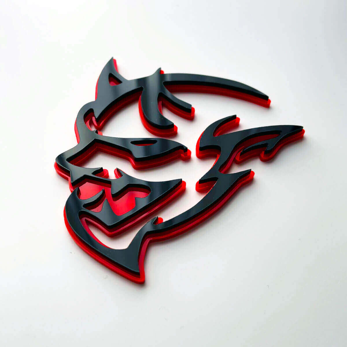 Demon Style 3D Kotflügel-Abzeichen Emblem für Dodge Charger Challenger