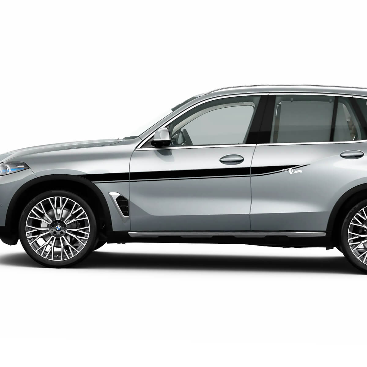 Dynamic Racing Seitenstreifen-Aufkleber-Set für BMW X5 G05 – individuelle Vinyl-Grafiken

