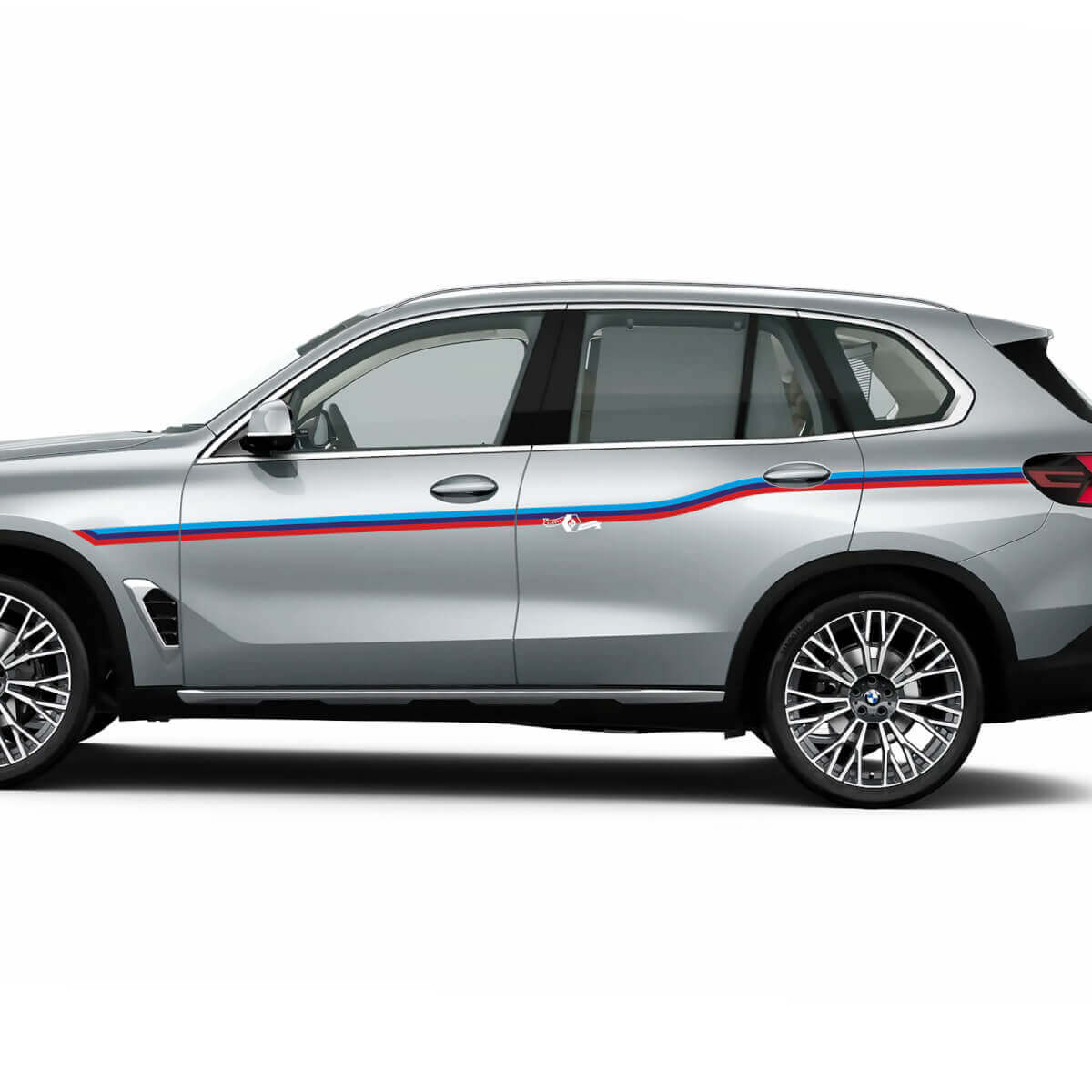 M-Style Racing Seitenstreifen Vinyl-Aufkleber-Set für BMW X5 G05