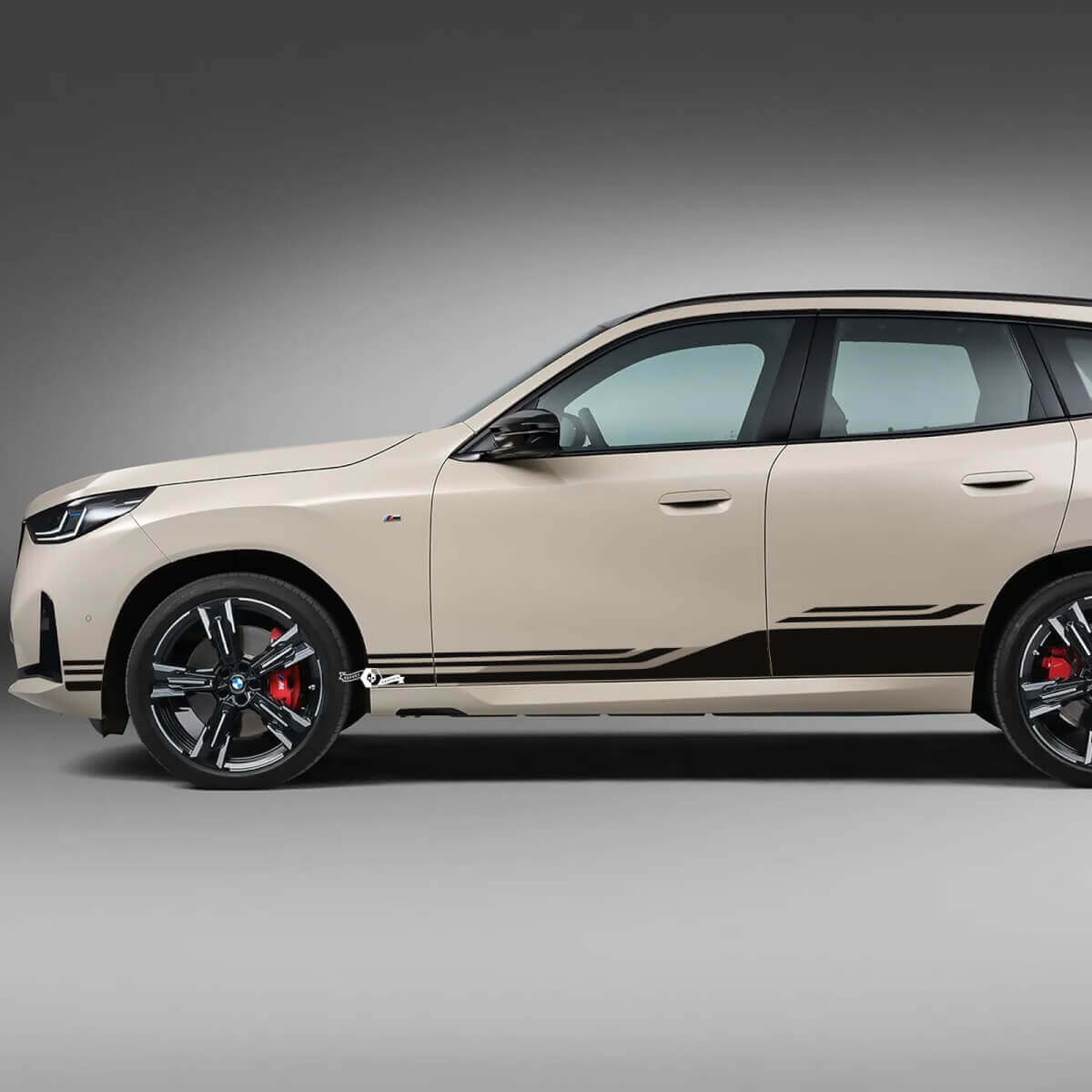 Seitentür-Streifen-Aufkleber-Set – Individuelle Vinyl-Grafiken 4 für BMW X3 G45 G01 oder F25