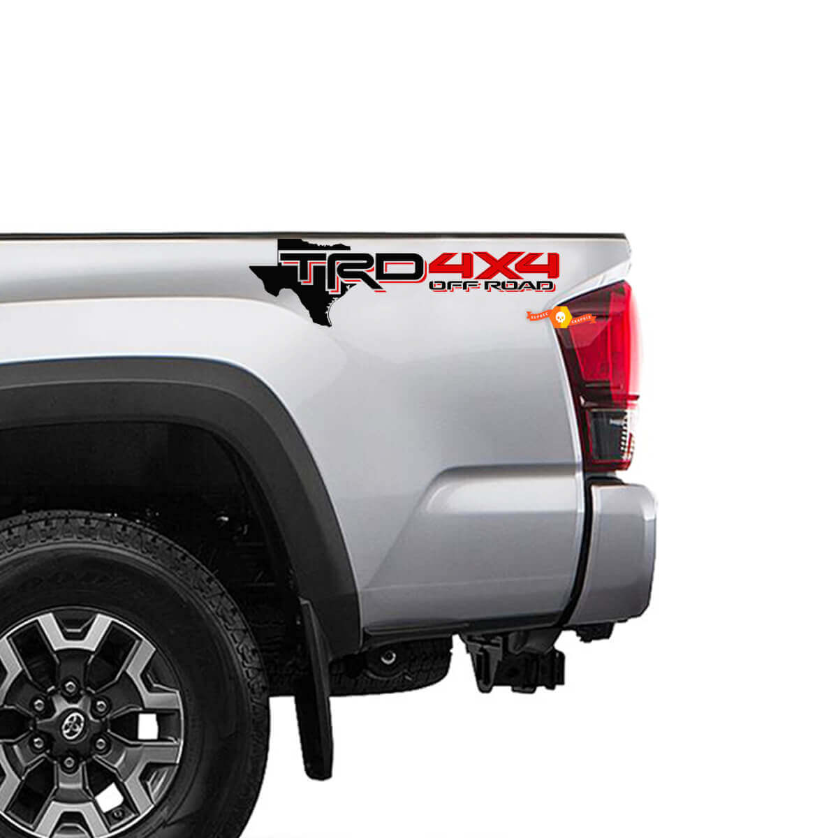 TRD 4x4 Offroad Texas Edition Seiten-Vinylaufkleber für Toyota Tacoma Tundra