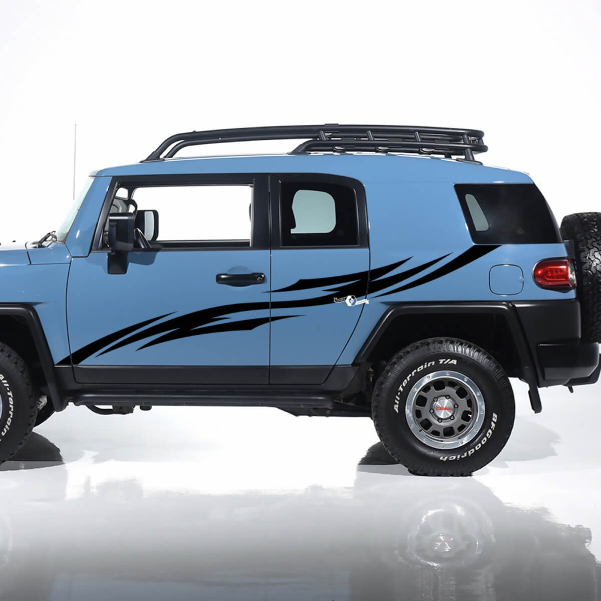 Toyota FJ Cruiser Tribal Seitentürstreifen, Aufkleber, Grafiken – individuelles Vinyl-Set
