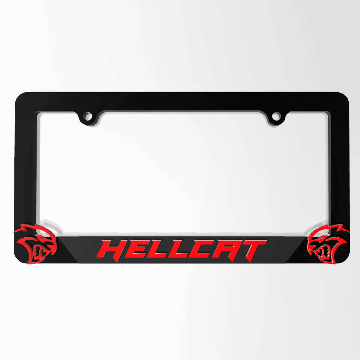 Hellcat-Fahrzeug-Kennzeichenabdeckungen, Rahmen, Fahrzeugdekoration, passend für Dodge Hellcat
