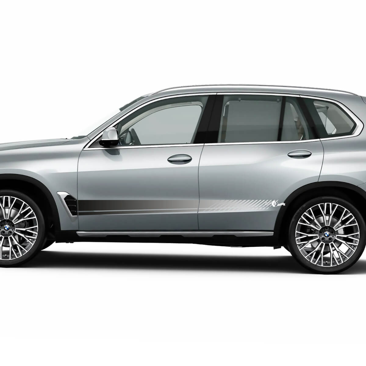 Accent Racing Strobe Stripes Aufkleber-Set für BMW X5 G05
