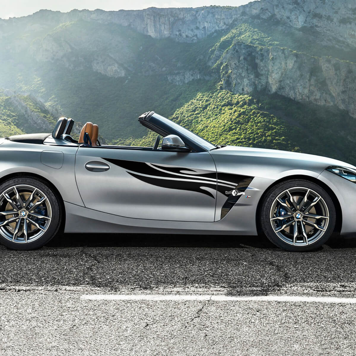 Seitentür-Stammesstreifen BMW Z4 Vinyl-Aufkleber 2
