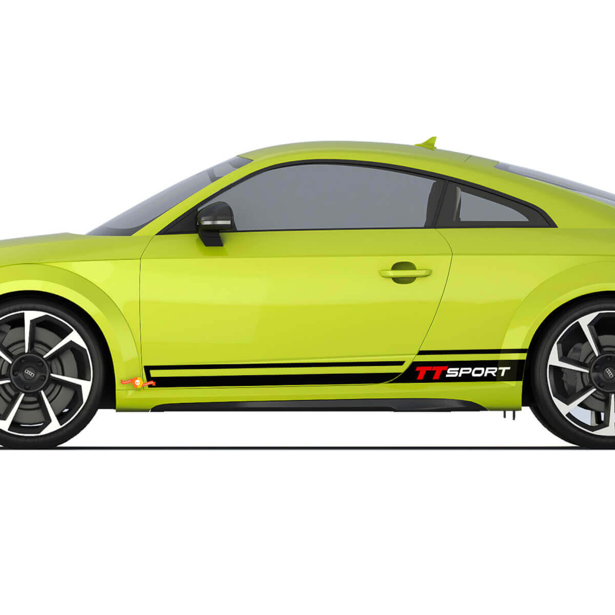 Audi TT Sport Racing Strobe Seitentürstreifen Aufkleber Logo Aufkleber 2
