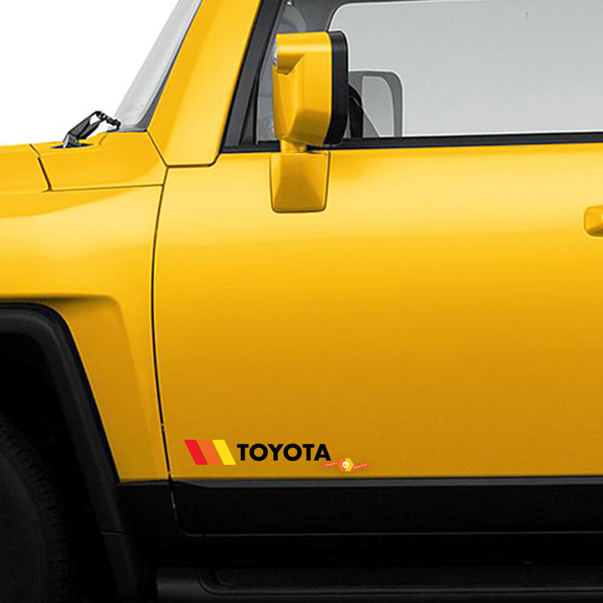 Toyota Vintage Retro Seitenaufkleber Aufkleber Grafiken für Toyota
