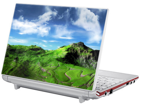 Laptop Wrap Berge Natur Aufkleber Aufkleber