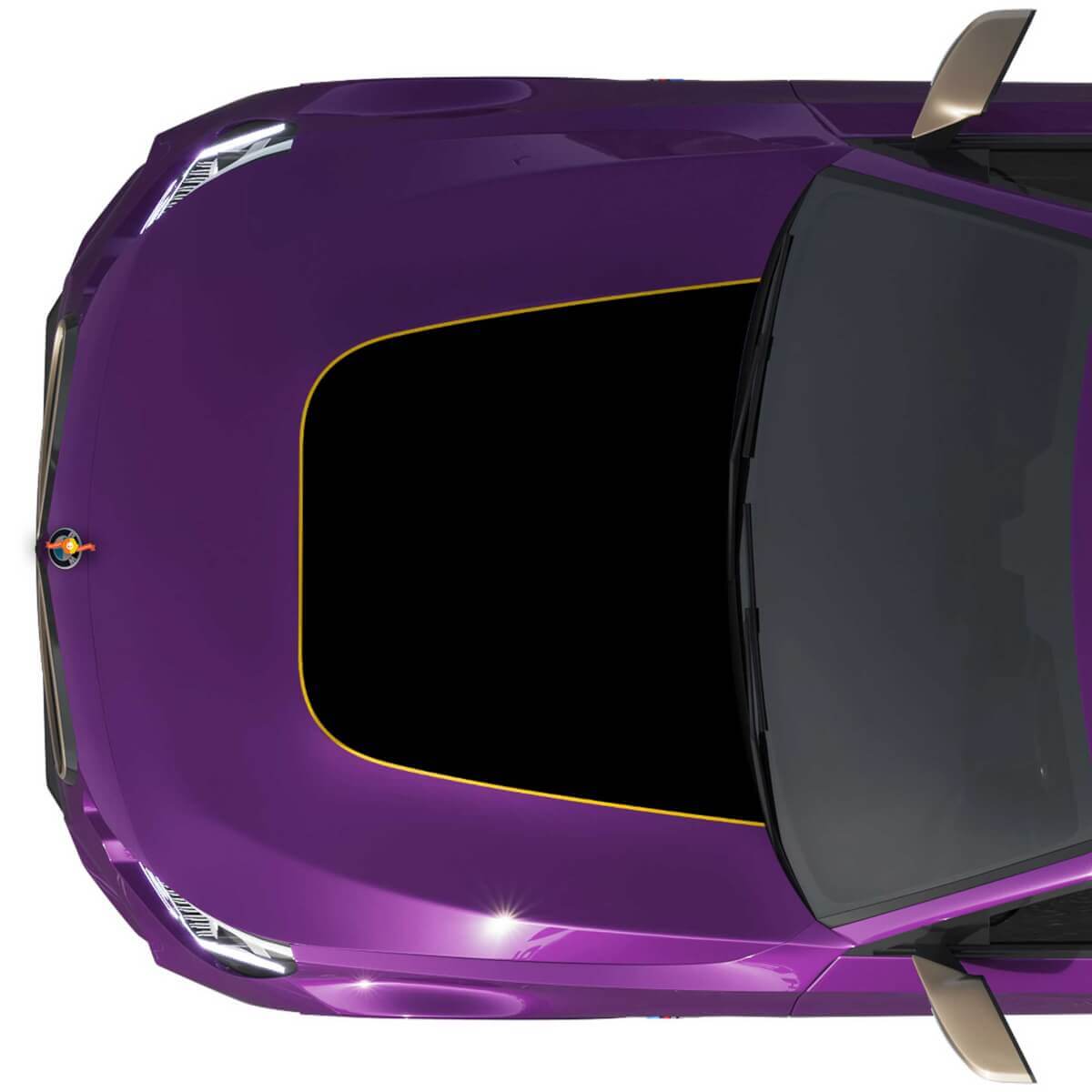 BMW M240 G42 Motorhaube M Performance Outline Aufkleber Vinylaufkleber 2
