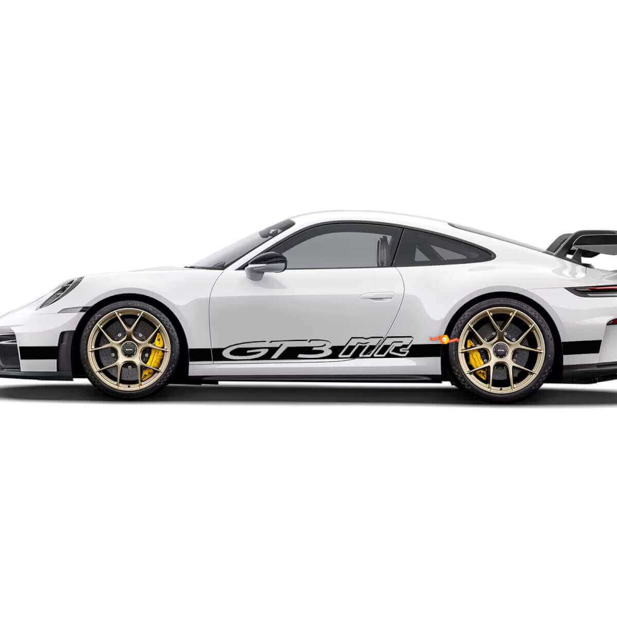 GT3 MR Stil Seitenstreifen Vinyl Aufkleber Set für Porsche 911 991 GT3 RS