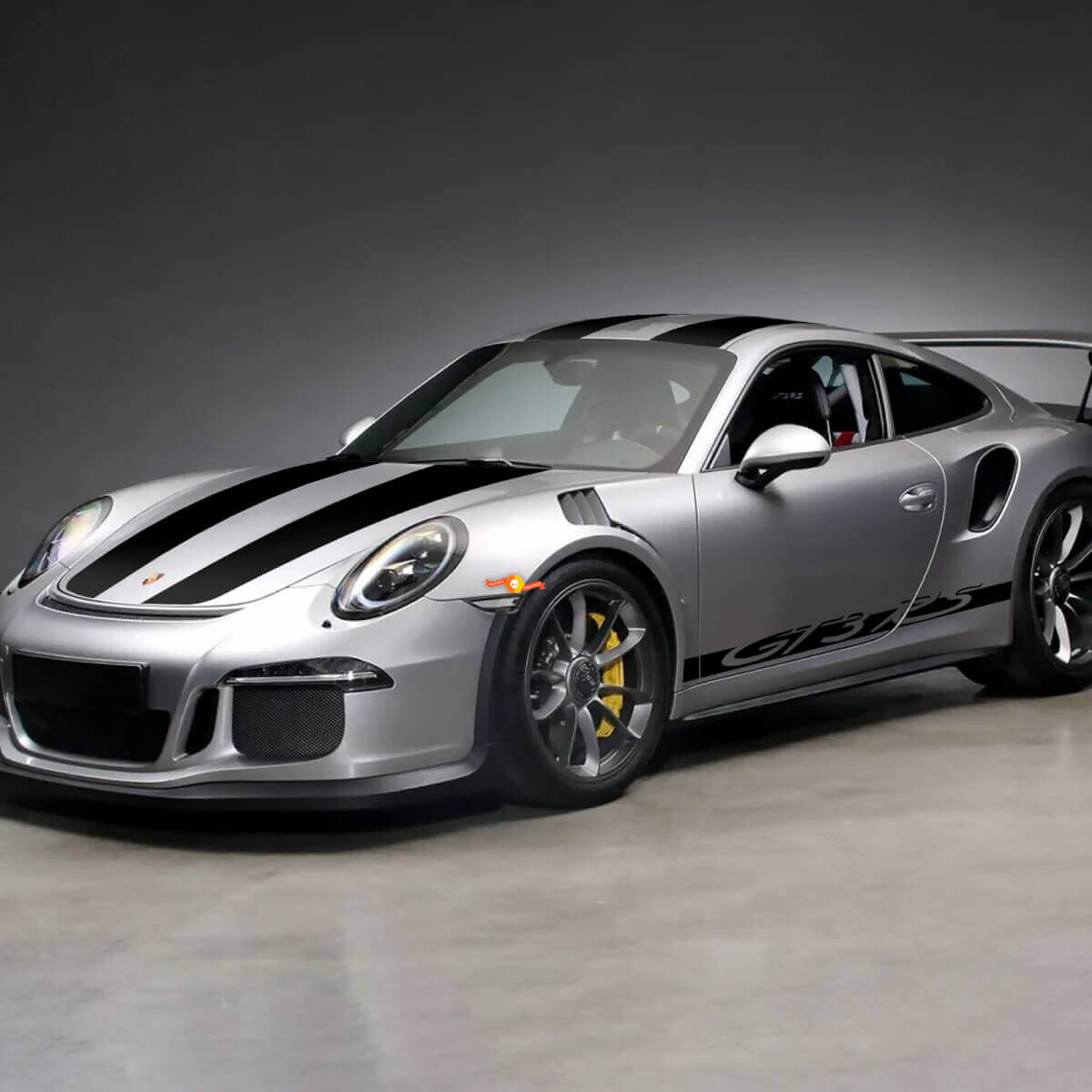 GT3 RS Style Vollkörperstreifen Vinyl-Aufkleber Set Für Porsche 911 GT3 RS