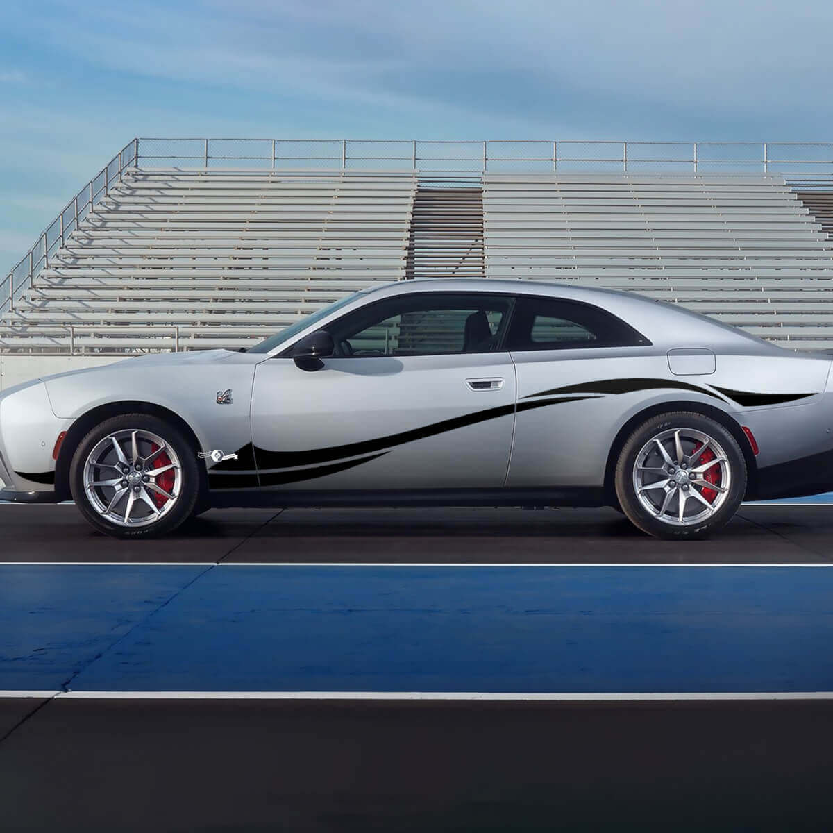 Seitenstockstreifen für Dodge Charger Electric 4
