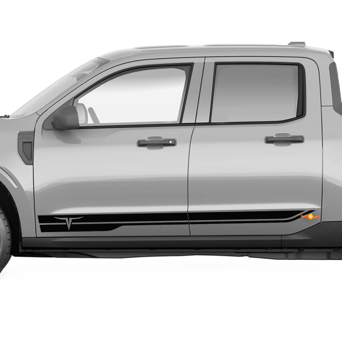 Paar Ford Maverick Rocker Panel Logo Maverick Aufkleber Aufkleber Grafiken
