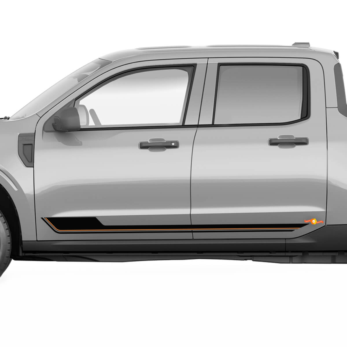 Side Rocker Panel Stripes für Ford Maverick Vinyl Aufkleber Aufkleber Grafik
