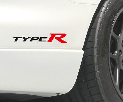 Type R Stil Vinyl-Aufkleber für Honda Civic Accord Integra