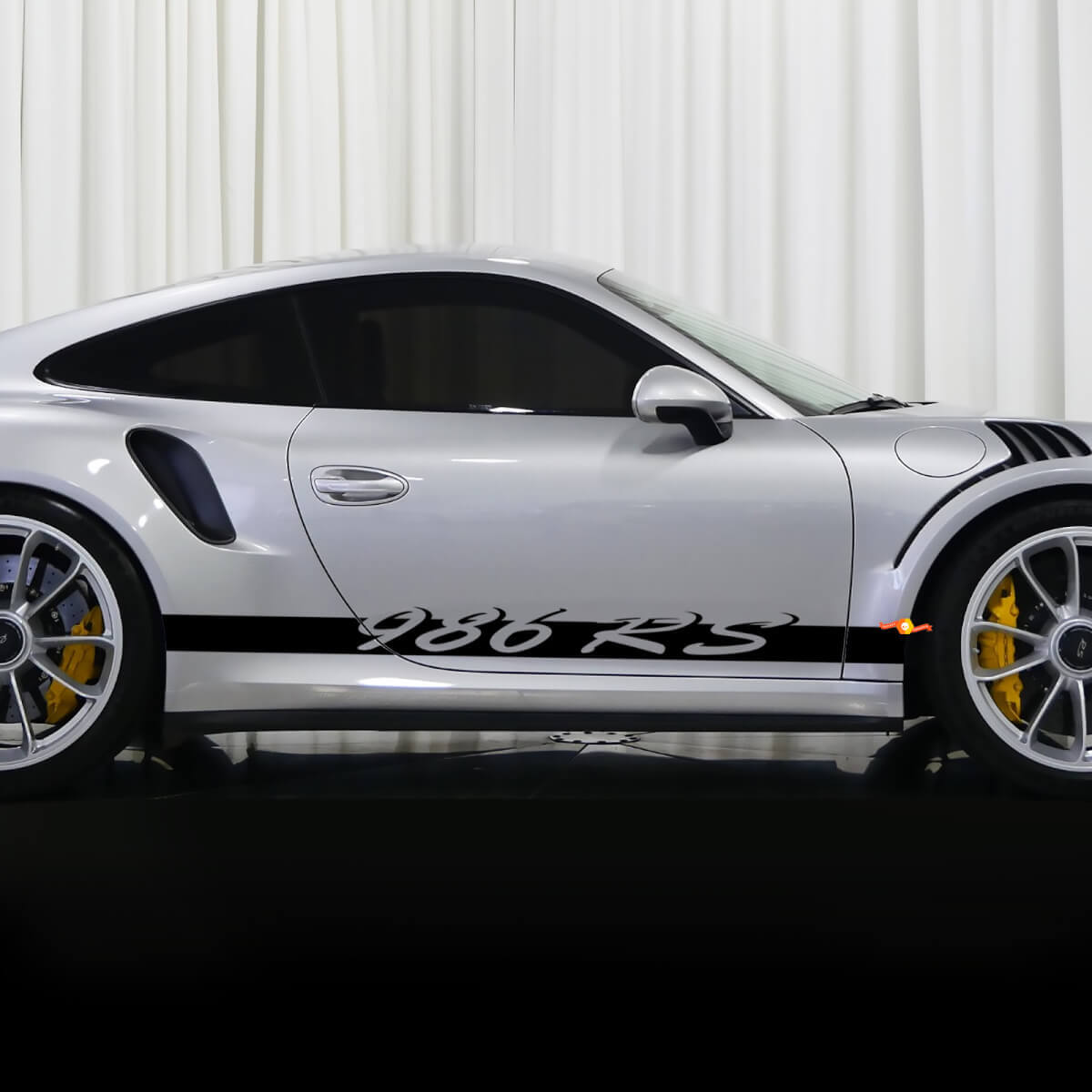 986 RS Seitenstreifen Vinyl-Aufkleber-Set für Porsche 986