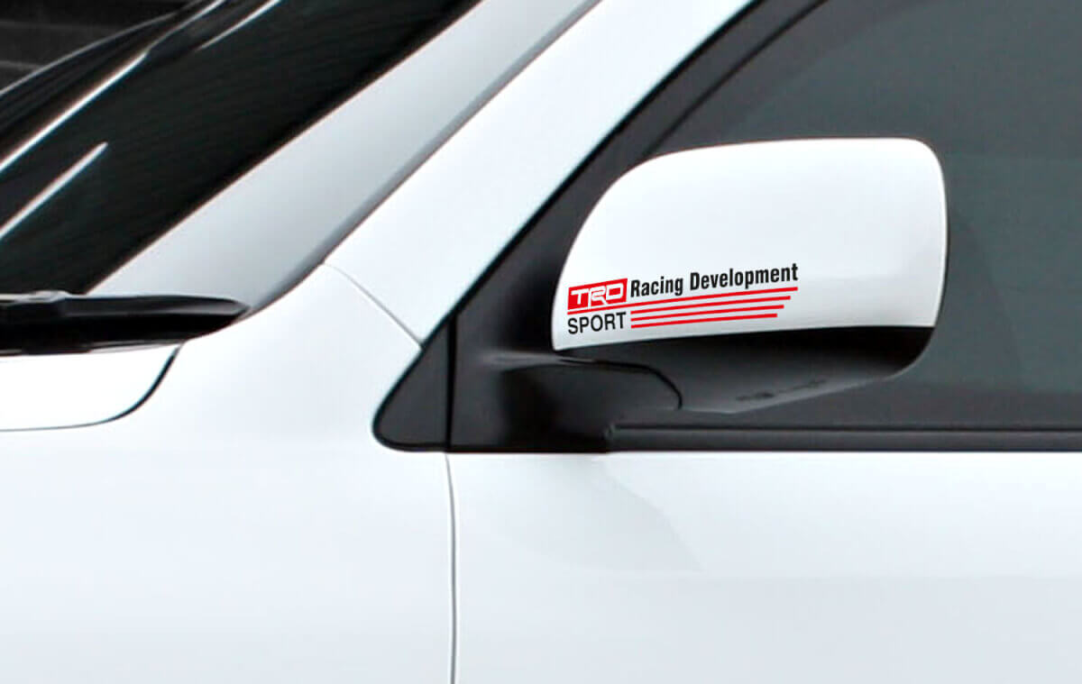 TRD Sport Style Außenspiegel Vinyl-Aufkleber Set für Toyota Autos