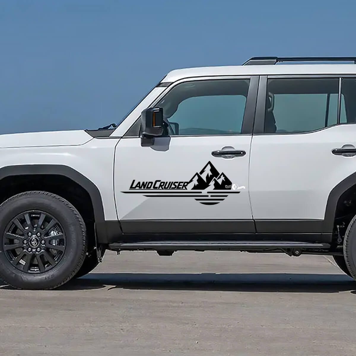 Toyota Land Cruiser Nature Scene Mountains Doors Decals Vinyl Sticker GraphicMöbel & Wohnen, Dekoration, Wandtattoos & Wandbilder!
