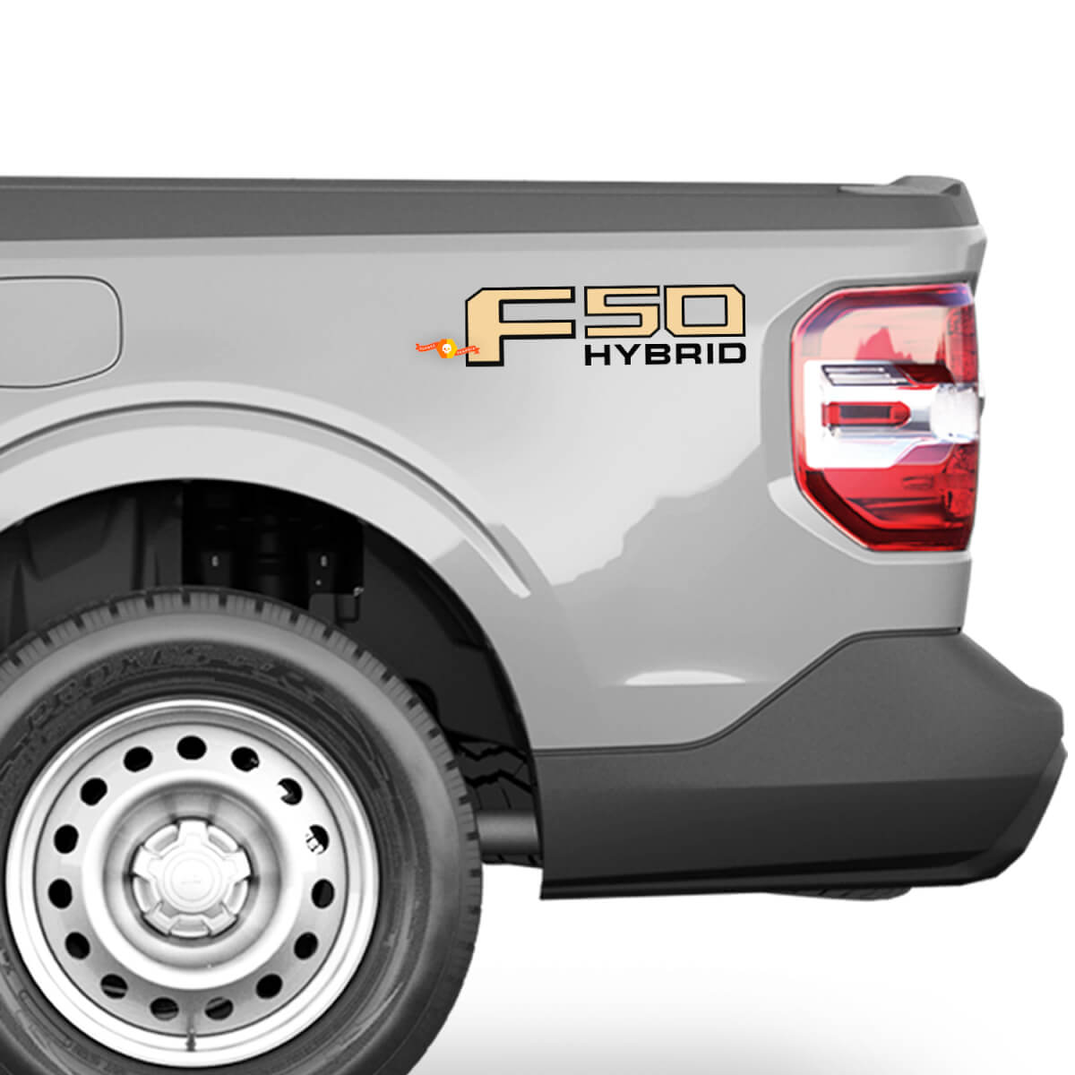 F50 Hybrid Bed Side Vinyl Aufkleber Aufkleber Grafik für Ford Maverick

