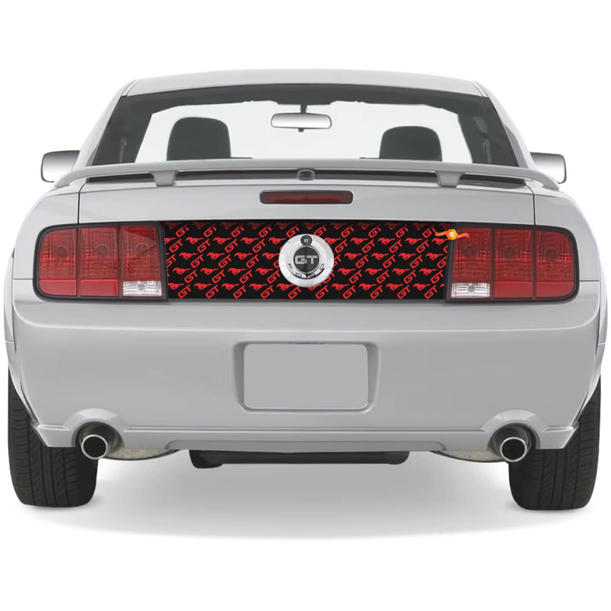 Vinyl-Aufkleber für den Kofferraum, Ford Mustang GT, Grafik 2
