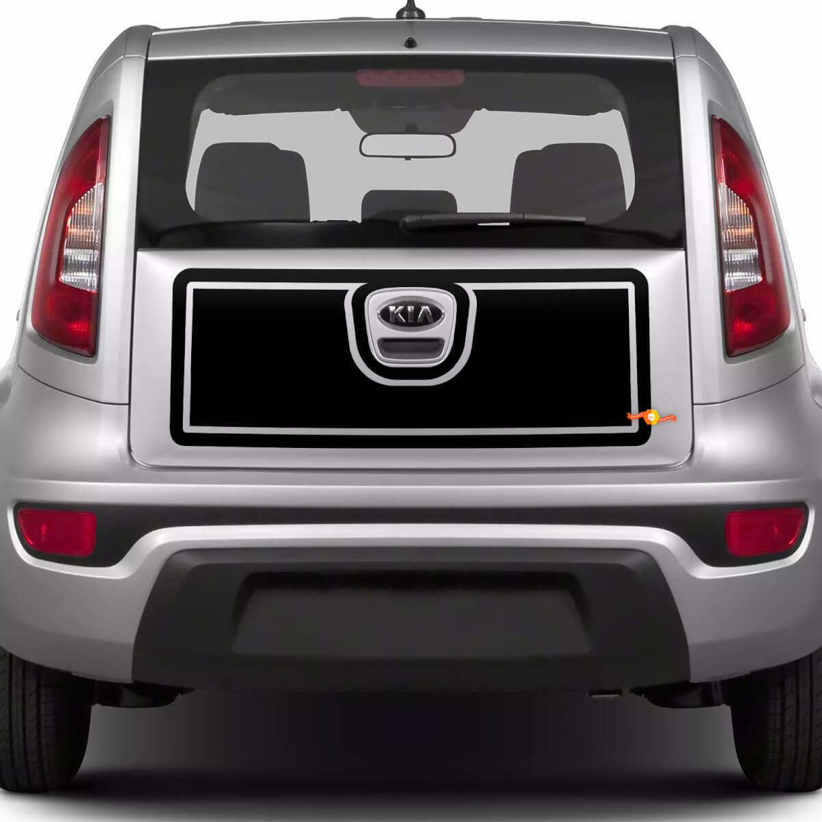 Vinyl-Aufkleber für den hinteren Kofferraum für Kia Soul 2
