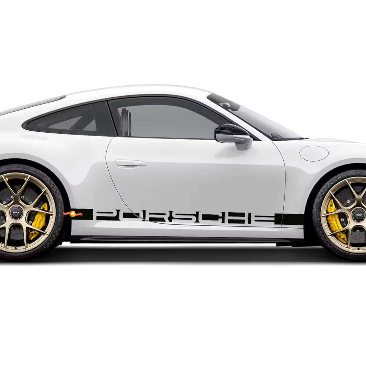 Porsche Schriftzug Seiten Türstreifen Aufkleber Für Porsche 911