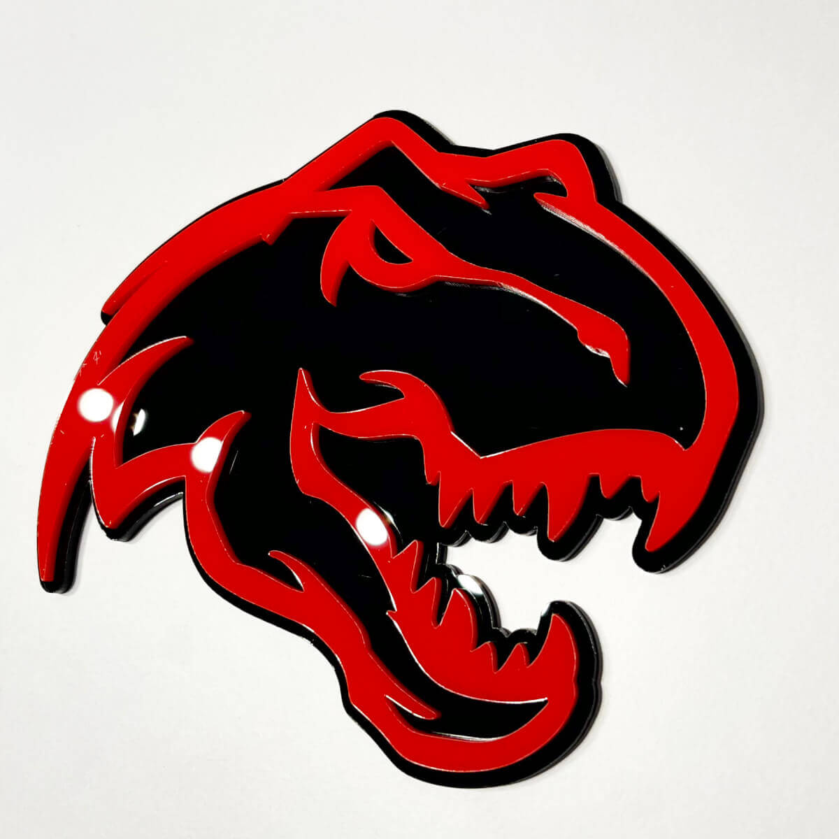 Dinosaurier T-Rex TRX 3D-Abzeichen – Custom Fender Grille Tailgate Badges Emblem 2
