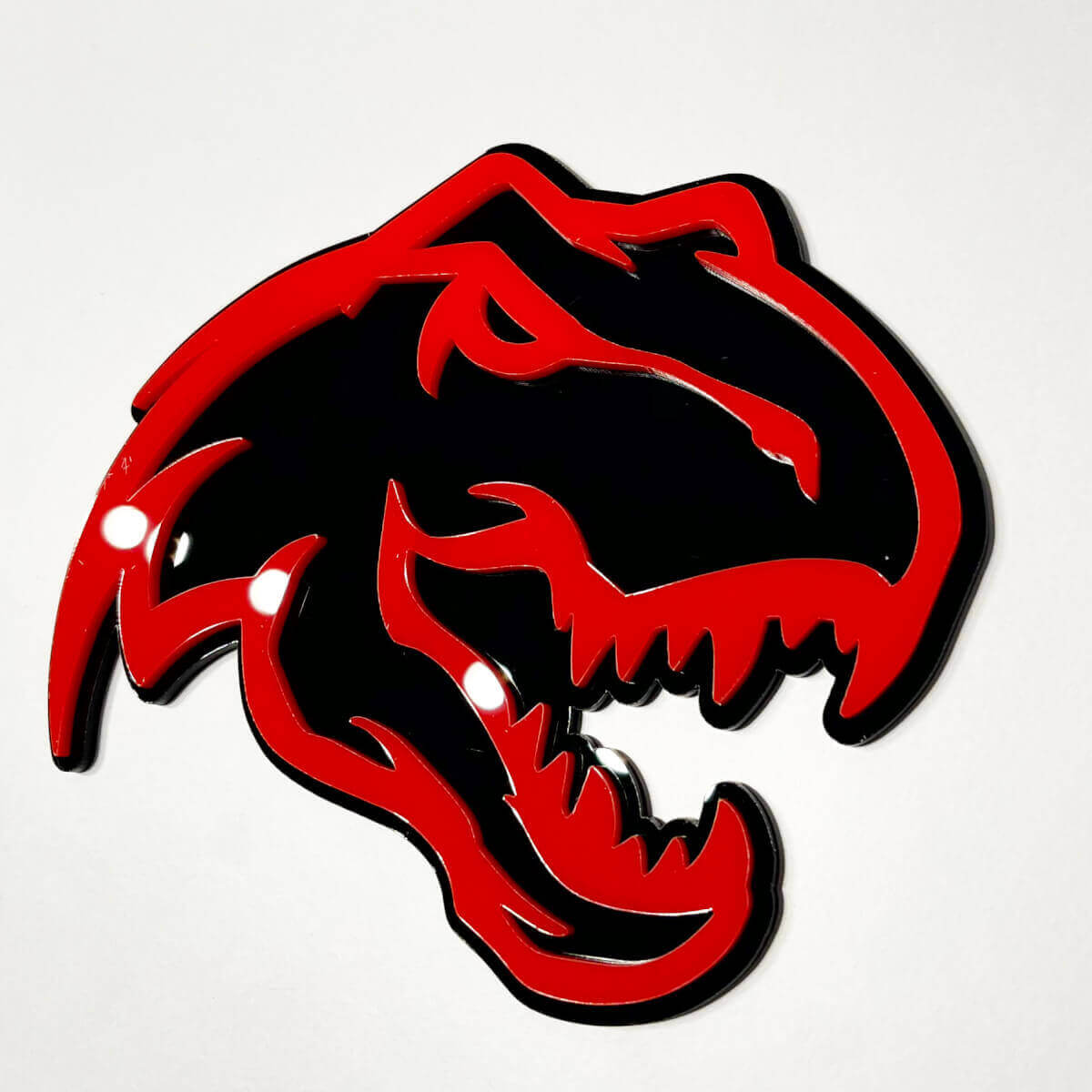 Dinosaurier T-Rex TRX 3D-Abzeichen – Custom Fender Grille Tailgate Badges Emblem 2
