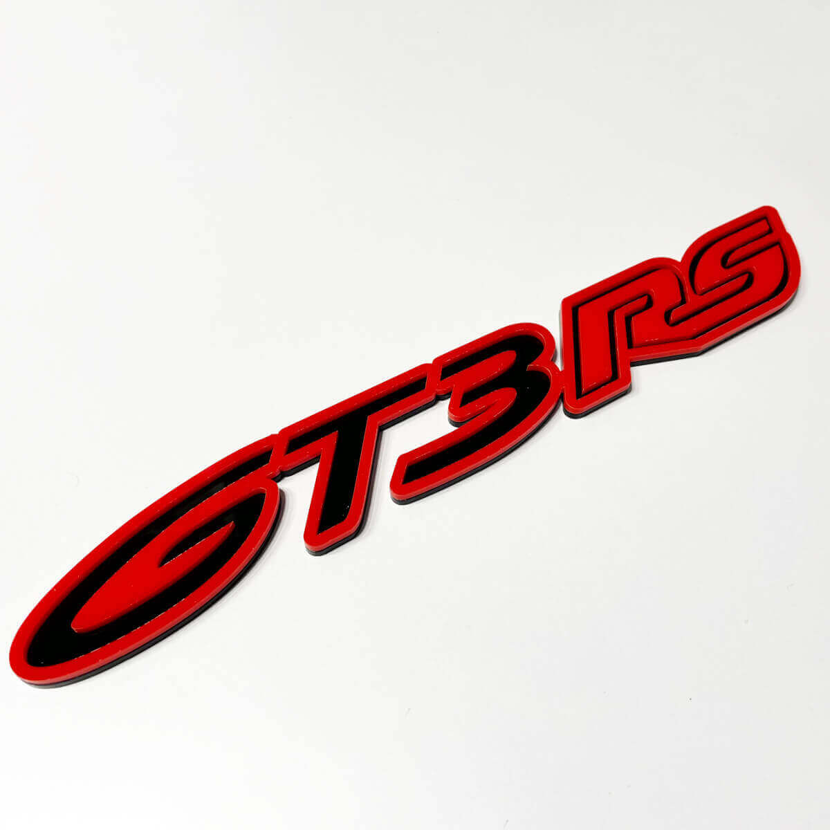 GT3 RS 3D Emblem – Individuelle Kotflügel-Hecktür-Frontgrill-Embleme 2 für Porsche GT3 RS