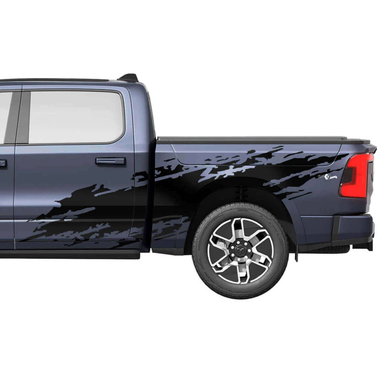 Splash Seitentüren LKW Vinyl Aufkleber Aufkleber Grafiken für Dodge RAM 1500 REV

