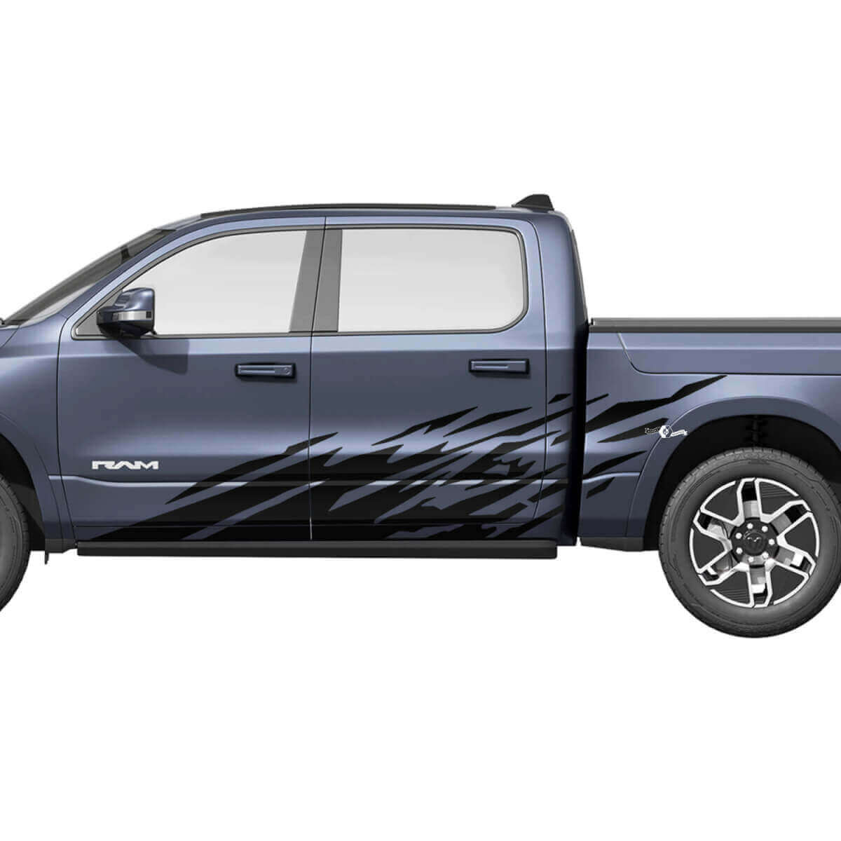 Splash Seitentüren Truck Vinyl Aufkleber Sticker Grafiken 2 für Dodge Ram 1500 REV