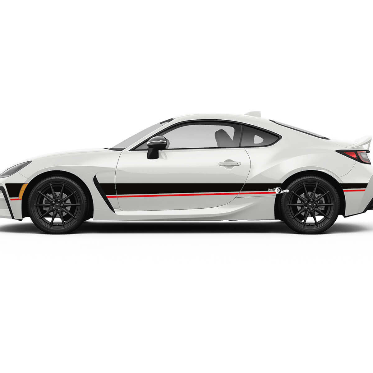 Türseiten-Racing-Streifen, grafische Aufkleber für Toyota JR86
