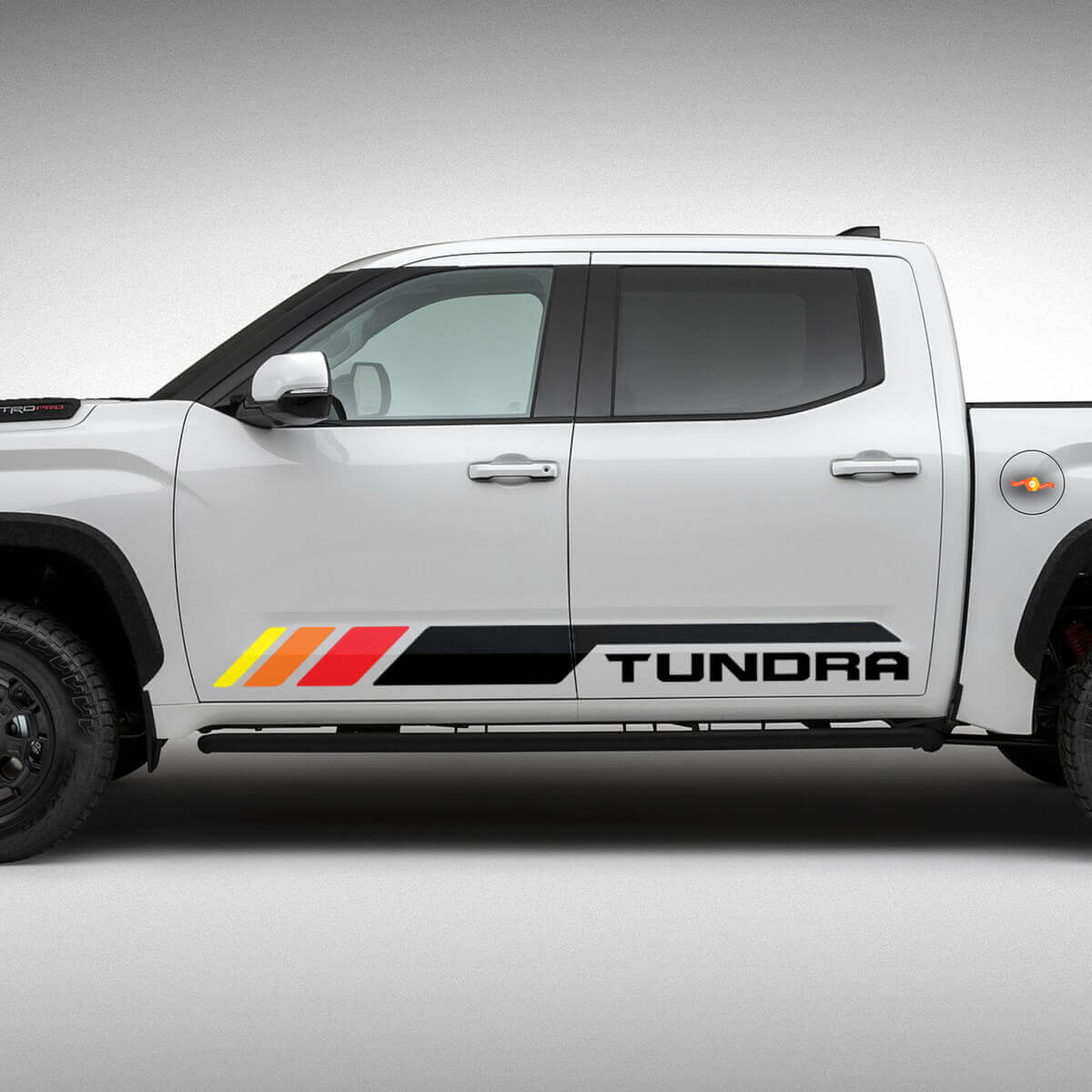 Heritage Seitliche Streifen Vinyl-Aufkleber-Set für Toyota Tundra
