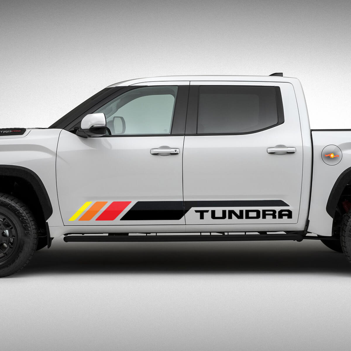 Toyota Tundra Rocker Panel Heritage Vintage Old Style Classic View Stripes Vinyl Aufkleber Aufkleber
