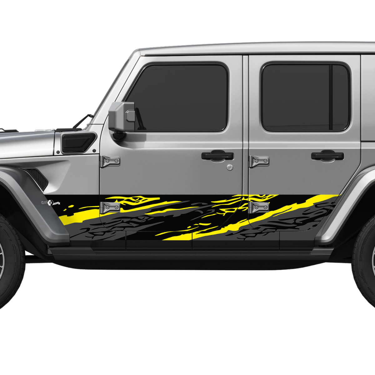Camo Splash Wrap Seitentüren Vinyl Aufkleber Aufkleber Fit Jeep Wrangler
