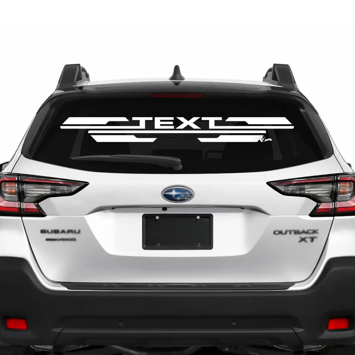 Suba Outback Heckscheibenflügel Vinyl Aufkleber Aufkleber -Abziehbild Grafik
