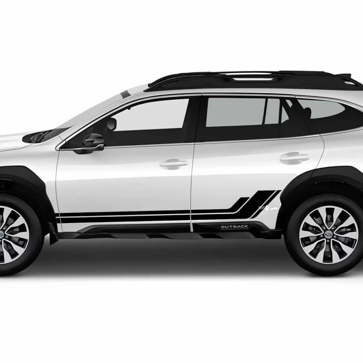 Seitentkerntafel Vinyl -Aufkleber -Aufkleber Grafik für Suba Outback
