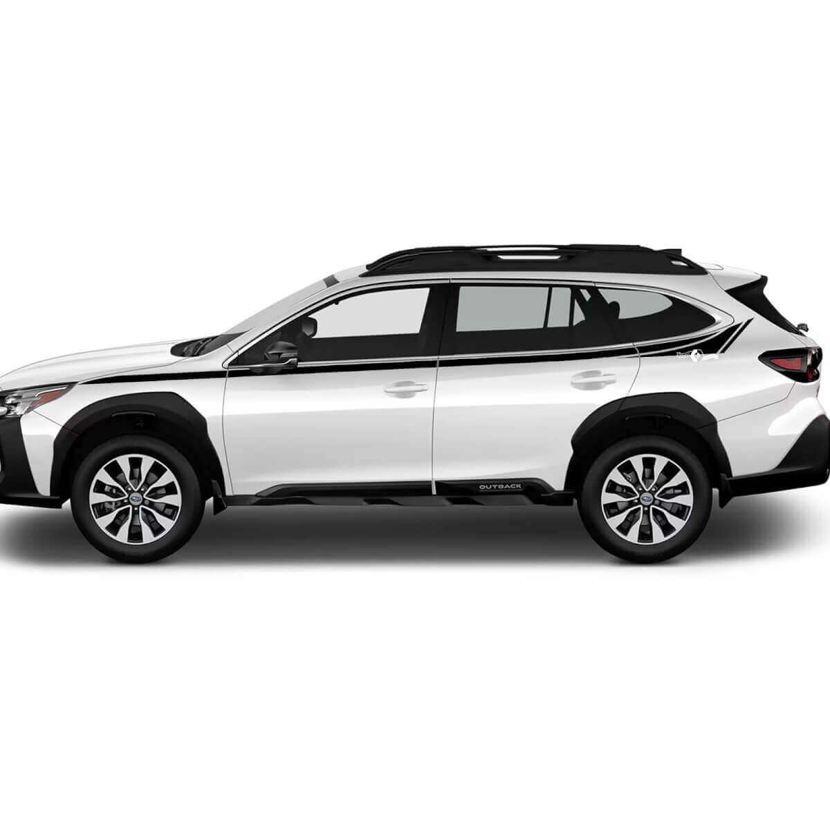 Pinstripe Oberer Türseiten Vinyl-Aufkleber Satz für Subaru Outback