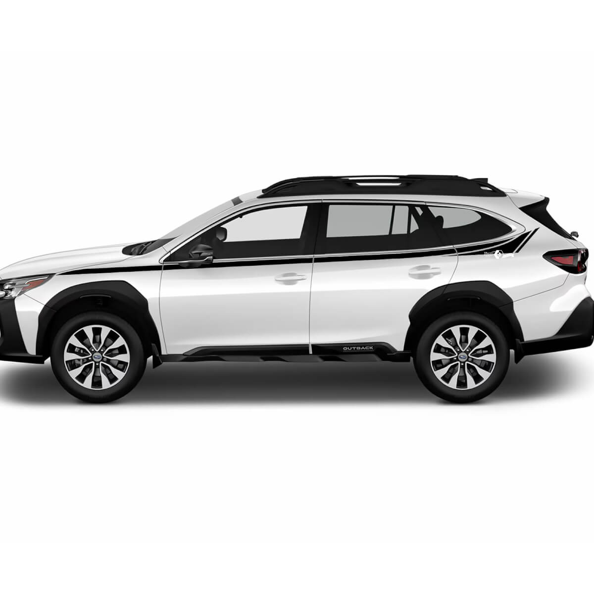 Seite nach oben Türen Pin Stripes Vinyl Aufkleber -Aufkleber Grafik für Suba Outback

