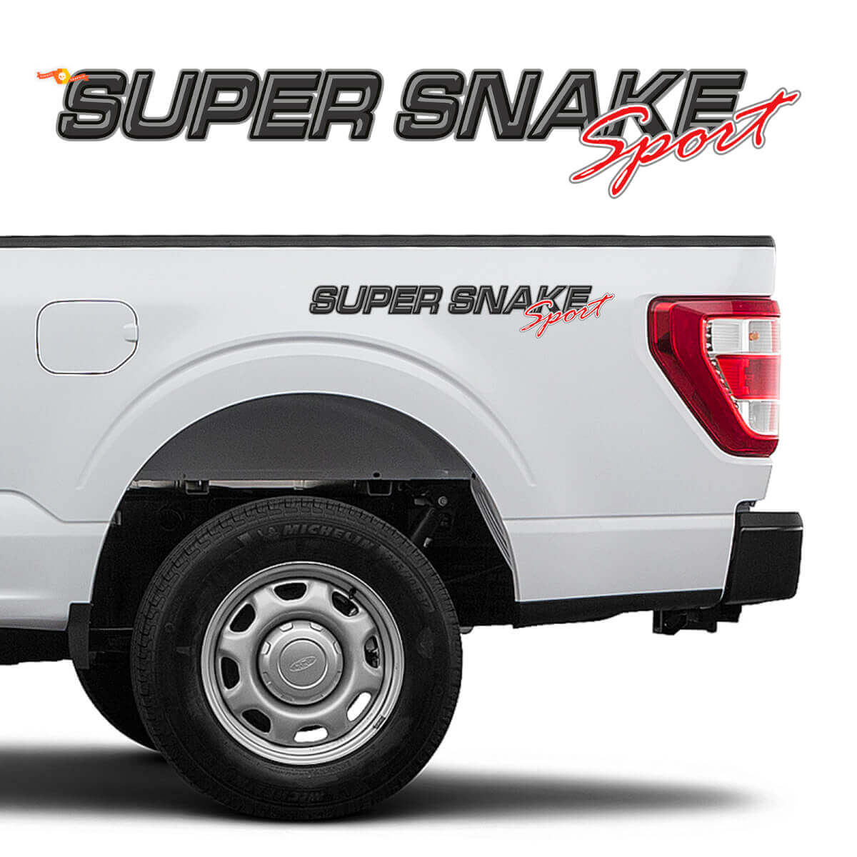 Ford F-150 Super Snake Sport Side-Nacht-Grafik Vinyl-Aufkleber Aufkleber
