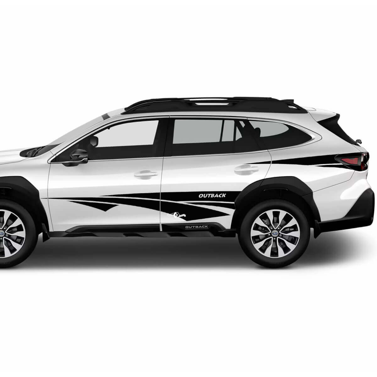 Seitentüren Stammes -Vinyl -Aufkleber -Aufkleber -Dekalgrafik für Suba Outback 2

