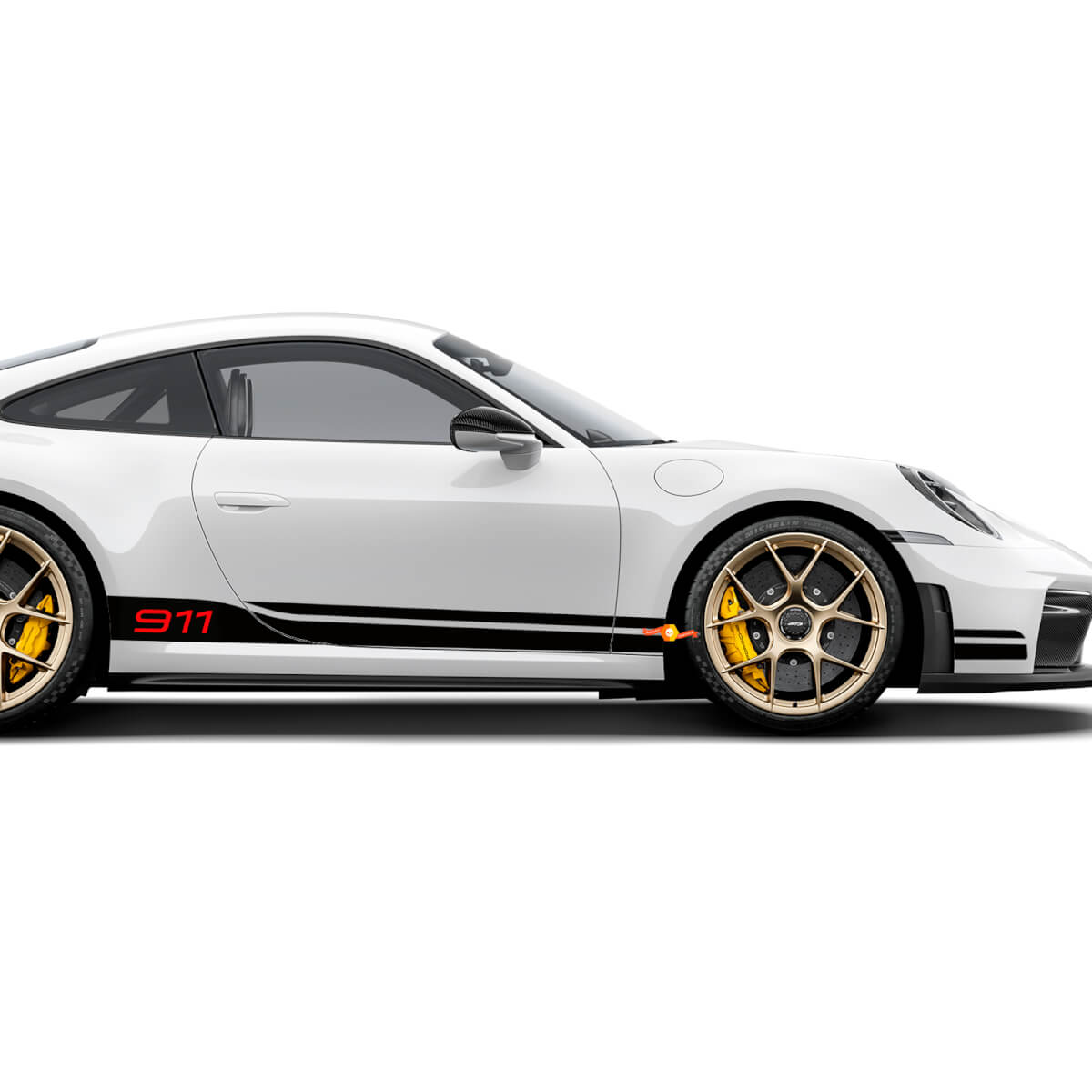 911 Porsche GT3 Seitenstreifen Vinyl -Aufkleber - Renngrafikaufkleber

