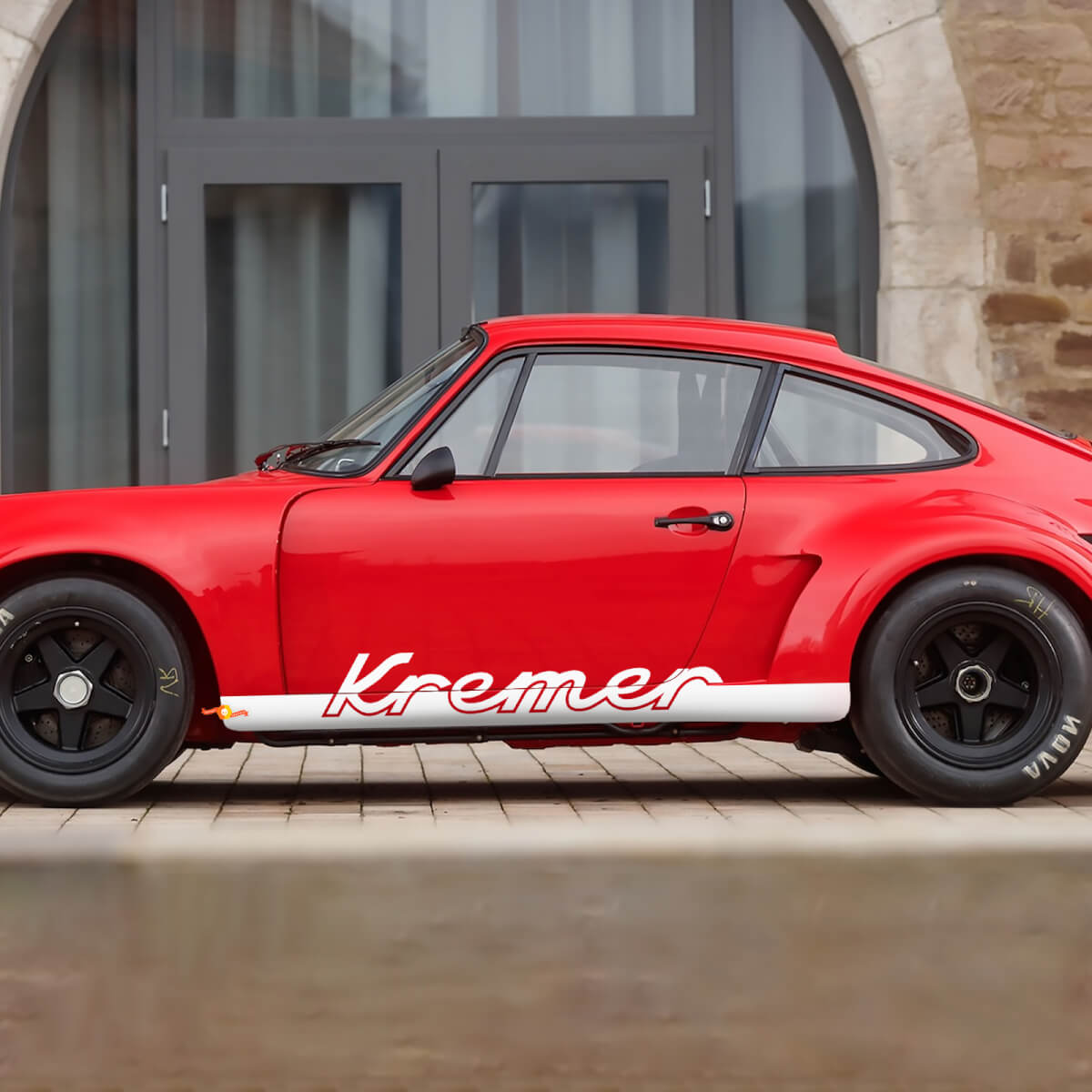 Porsche 911 Carrera benutzerdefinierte Name Streifen Streifen Aufkleber Aufkleber 2 Farben
