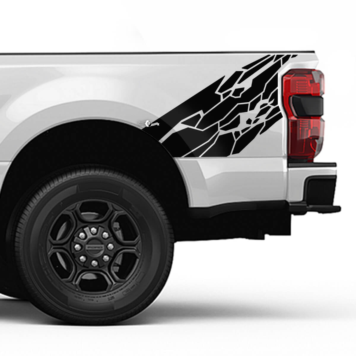 Ford F150 F250 F350 Splash Grunge Hautstil Decal Kit - Nacht
